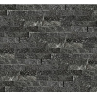 Kamień naturalny Quartz 10 x 35 cm Black 0,39 m2
